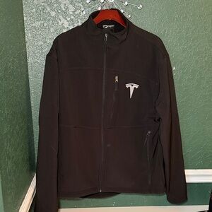 Tesla Vossa Men's Corporate Softshell Jacket Size L Black